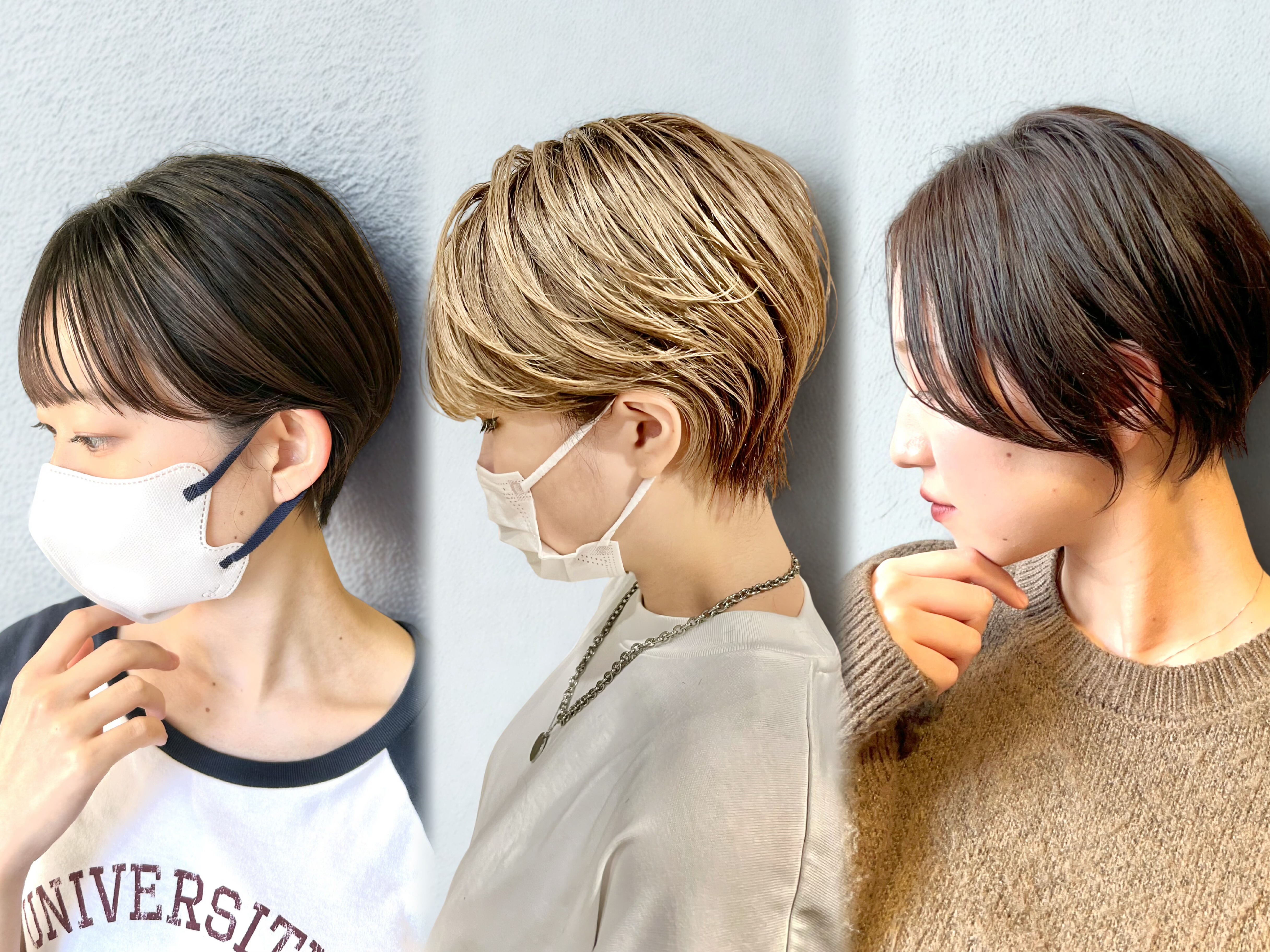 ショートヘアスタイル
